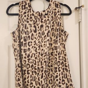 Leopard print top